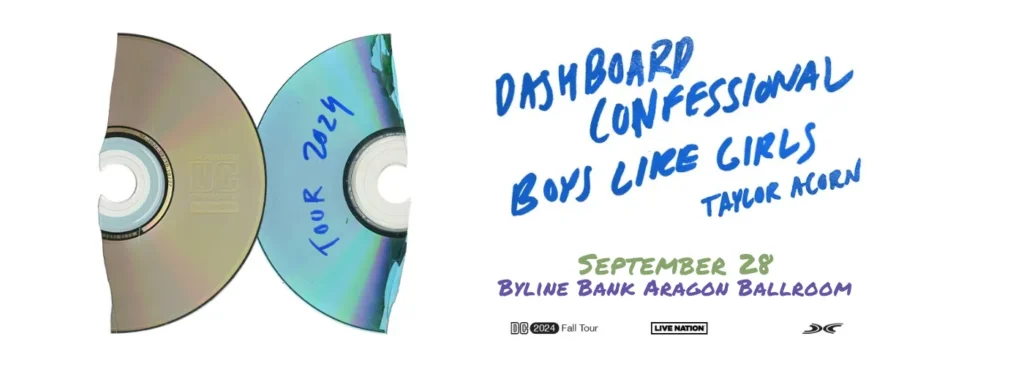 Dashboard Confessional at Byline Bank Aragon Ballroom